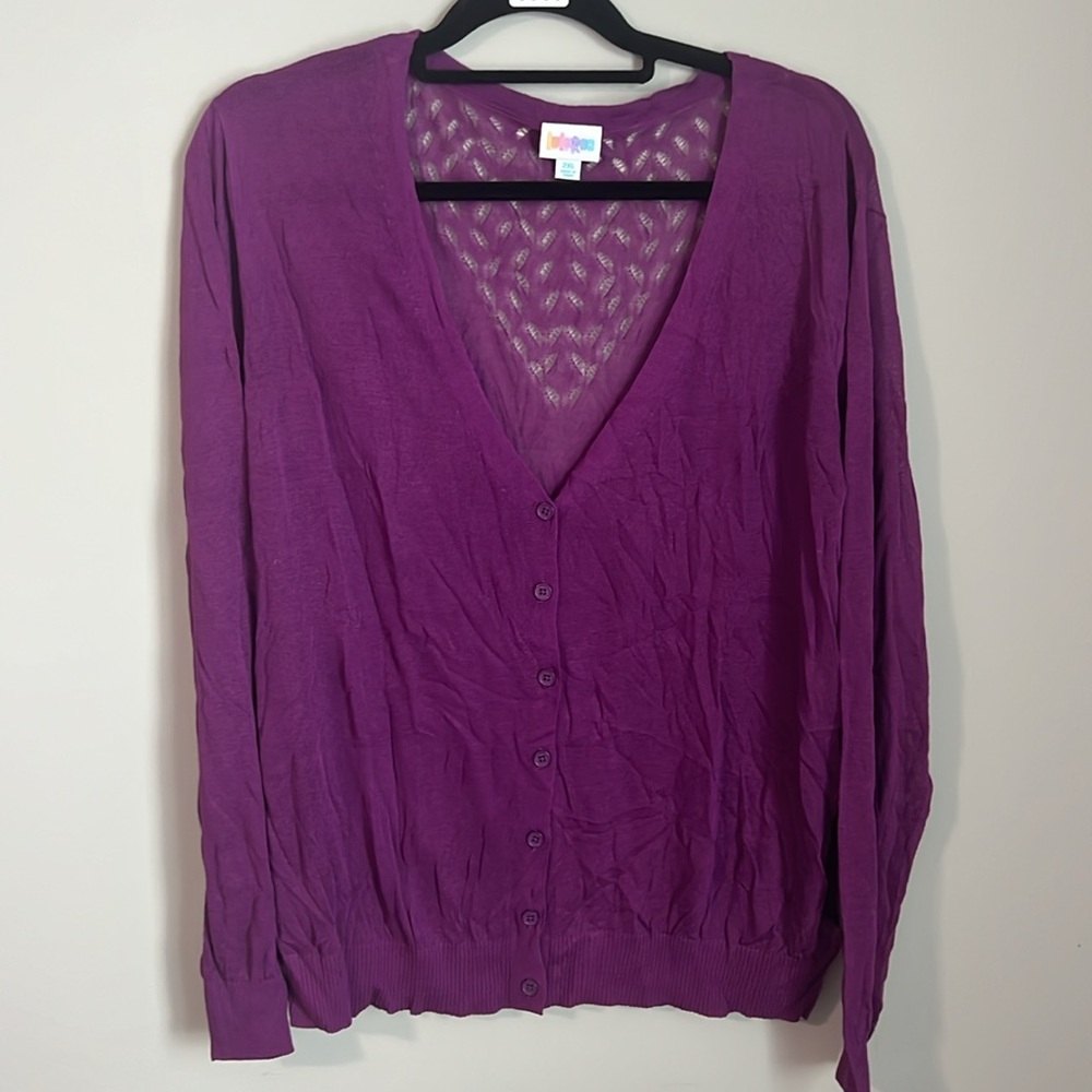 Lularoe Cheryl Cardigan size 2XL - Picture 3 of 4